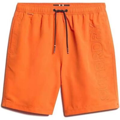 Superdry Short De Bain Premium Emb 17´´ Denim Co Rust Orange XL Homme - Publicité Superdry Short De Bain Premium Emb 17´´ Denim Co Rust Orange XL Homme - Publicité