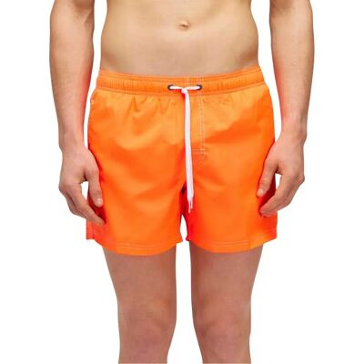 Sundek Short De Bain Repreve® Fluo Orange 01 S Homme - Publicité Sundek Short De Bain Repreve® Fluo Orange 01 S Homme - Publicité