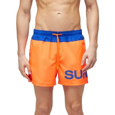 Sundek Short De Bain Fluo Orange 02 XS Homme - Publicité Sundek Short De Bain Fluo Orange 02 XS Homme - Publicité