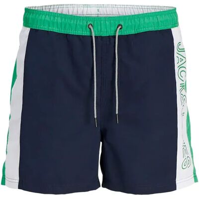 Jack & Jones Short De Bain Fiji Colorblocking Navy Blazer L Homme - Publicité Jack & Jones Short De Bain Fiji Colorblocking Navy Blazer L Homme - Publicité