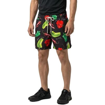 Grimey Short De Bain The Red Hot Black M Homme - Publicité Grimey Short De Bain The Red Hot Black M Homme - Publicité