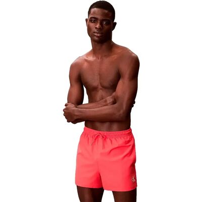 Calvin Klein Slip De Bain Boxer Lv00n61046 Punch Pink M Homme - Publicité Calvin Klein Slip De Bain Boxer Lv00n61046 Punch Pink M Homme - Publicité