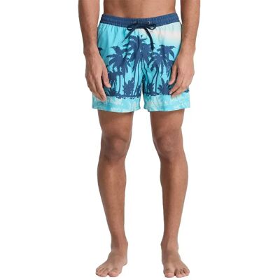 Quiksilver Short De Bain Everyday Printed Volley 15´´ Aqua Thermotropics M Homme - Publicité Quiksilver Short De Bain Everyday Printed Volley 15´´ Aqua Thermotropics M Homme - Publicité