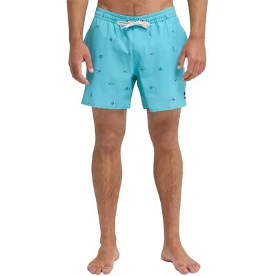 Quiksilver Short De Bain Stretch Printed Volley 16´´ Aqua Spaced Out L Homme - Publicité Quiksilver Short De Bain Stretch Printed Volley 16´´ Aqua Spaced Out L Homme - Publicité