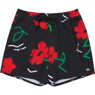 Quiksilver Short De Bain Stretch Printed Volley 16´´ Black Street Floral M Homme - Publicité Quiksilver Short De Bain Stretch Printed Volley 16´´ Black Street Floral M Homme - Publicité