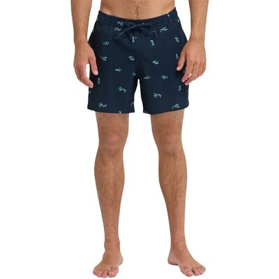 Quiksilver Short De Bain Stretch Printed Volley 16´´ Dark Navy Spaced Out M Homme - Publicité Quiksilver Short De Bain Stretch Printed Volley 16´´ Dark Navy Spaced Out M Homme - Publicité