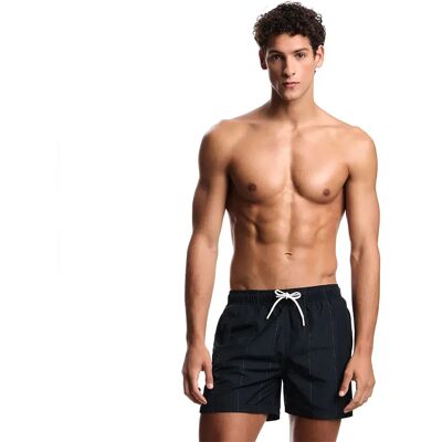 Giorgio Armani Emporio Armani Short De Bain Em000583_af20445 Pinstripe Blac-Cream XL Homme - Publicité Giorgio Armani Emporio Armani Short De Bain Em000583_af20445 Pinstripe Blac-Cream XL Homme - Publicité