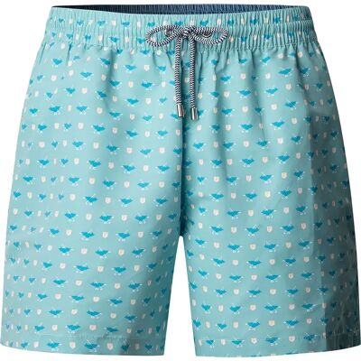 FaÇonnable Short De Bain Birdie Fanfare Green M Homme - Publicité FaÇonnable Short De Bain Birdie Fanfare Green M Homme - Publicité