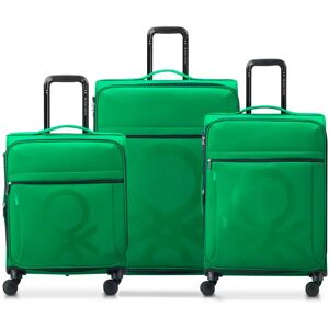 Delsey Valise à Roulettes Color Block Slim S/m/l 135l Green One Size unisex - Publicité Delsey Valise à Roulettes Color Block Slim S/m/l 135l Green One Size unisex - Publicité