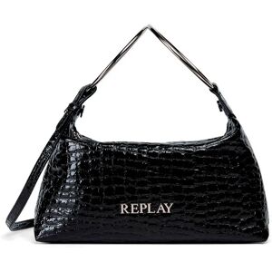 Replay Sac Porté épaule Fw3004.012.a0514e Shiny Black One Size unisex - Publicité Replay Sac Porté épaule Fw3004.012.a0514e Shiny Black One Size unisex - Publicité