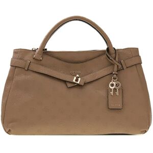 Guess Sac Ella Logo Large Girlfriend Beige Logo One Size unisex - Publicité Guess Sac Ella Logo Large Girlfriend Beige Logo One Size unisex - Publicité