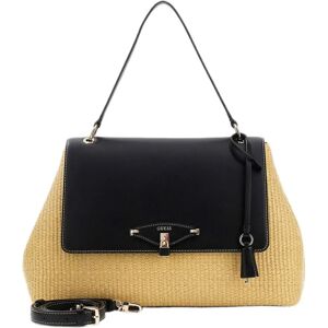 Guess Sac Porté épaule Maggie Straw Large Natural / Black One Size unisex - Publicité Guess Sac Porté épaule Maggie Straw Large Natural / Black One Size unisex - Publicité