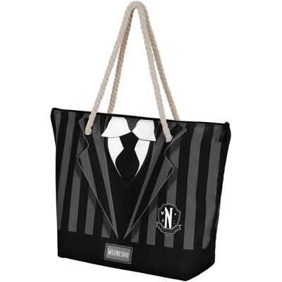 Karactermania Sac Wednesday Uniform Soleil Beach Black One Size - Publicité Karactermania Sac Wednesday Uniform Soleil Beach Black One Size - Publicité