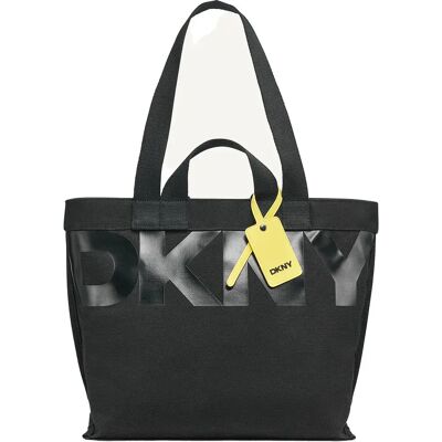 Dkny Sac En Toile Brady Double Black / Daffodil One Size unisex - Publicité Dkny Sac En Toile Brady Double Black / Daffodil One Size unisex - Publicité