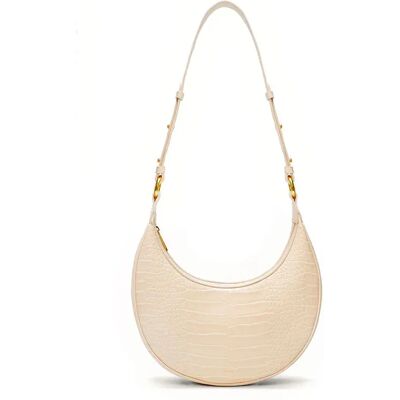 Jw Pei Sac Carly Saddle Ivory Croc One Size unisex - Publicité Jw Pei Sac Carly Saddle Ivory Croc One Size unisex - Publicité