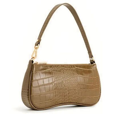 Jw Pei Sac Porté épaule Eva Ha Dark Olive Croc One Size unisex - Publicité Jw Pei Sac Porté épaule Eva Ha Dark Olive Croc One Size unisex - Publicité