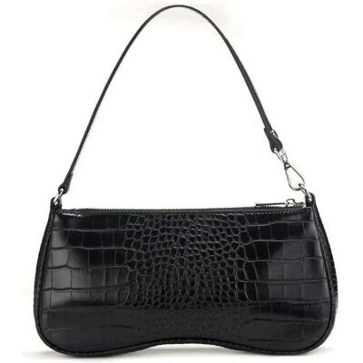 Jw Pei Sac Porté épaule Eva Ha Black Croc One Size unisex - Publicité Jw Pei Sac Porté épaule Eva Ha Black Croc One Size unisex - Publicité