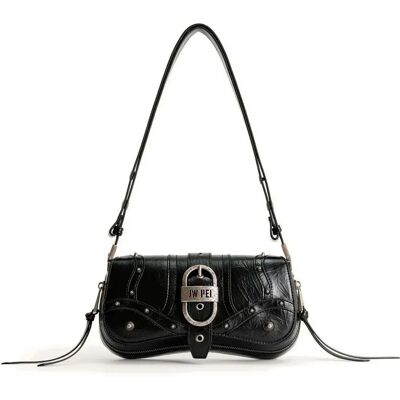 Jw Pei Sac Porté épaule Joy Crushed Black One Size unisex - Publicité Jw Pei Sac Porté épaule Joy Crushed Black One Size unisex - Publicité
