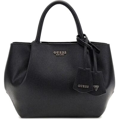 Guess Sac Amorette Girlfriend Satchel Black One Size unisex - Publicité Guess Sac Amorette Girlfriend Satchel Black One Size unisex - Publicité
