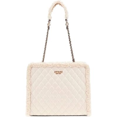 Guess Sac En Toile Cristi Bone One Size unisex - Publicité Guess Sac En Toile Cristi Bone One Size unisex - Publicité