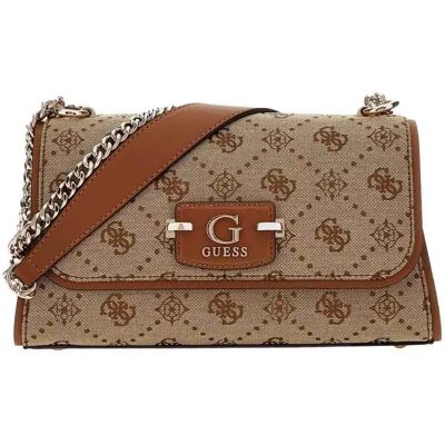 Guess Sac Neda Convertible Flap Latte Logo One Size unisex - Publicité Guess Sac Neda Convertible Flap Latte Logo One Size unisex - Publicité