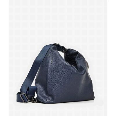 Mandarina Duck Sac Porté épaule Mellow Leather Hobo Fzt72 Dress Blue One Size unisex - Publicité Mandarina Duck Sac Porté épaule Mellow Leather Hobo Fzt72 Dress Blue One Size unisex - Publicité