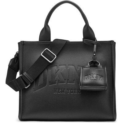 Dkny Sac En Toile Hadlee Md Black / Gold One Size unisex - Publicité Dkny Sac En Toile Hadlee Md Black / Gold One Size unisex - Publicité