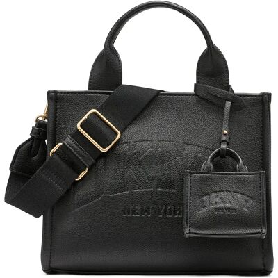 Dkny Sac En Toile Hadlee Sm Black / Gold One Size unisex - Publicité Dkny Sac En Toile Hadlee Sm Black / Gold One Size unisex - Publicité