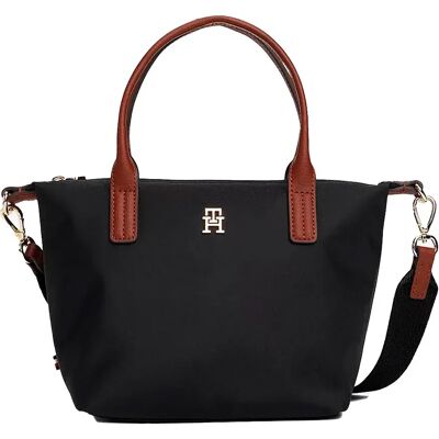 Tommy Hilfiger Sac En Toile Popette Mini Black One Size unisex - Publicité Tommy Hilfiger Sac En Toile Popette Mini Black One Size unisex - Publicité