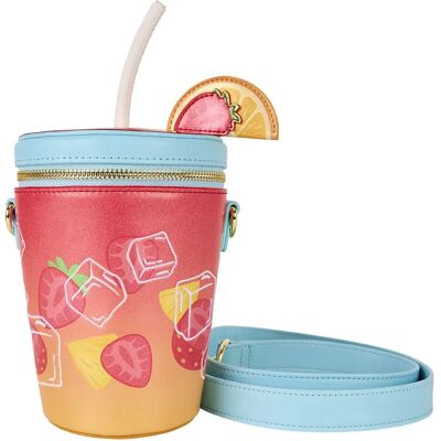 Loungefly Sac Porté épaule Tropical Drink Pink / Yellow One Size unisex - Publicité Loungefly Sac Porté épaule Tropical Drink Pink / Yellow One Size unisex - Publicité