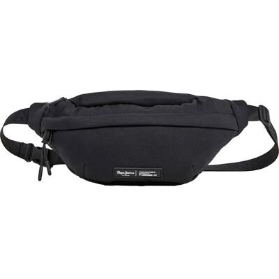 Pepe Jeans Sac Banane Denzel Base Black One Size unisex - Publicité Pepe Jeans Sac Banane Denzel Base Black One Size unisex - Publicité
