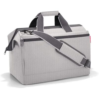 Reisenthel Sac Allrounder L Pocket Herringbone Grey One Size unisex - Publicité Reisenthel Sac Allrounder L Pocket Herringbone Grey One Size unisex - Publicité