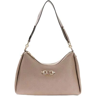 Guess Sac Porté épaule Anise Dark Taupe Logo One Size unisex - Publicité Guess Sac Porté épaule Anise Dark Taupe Logo One Size unisex - Publicité