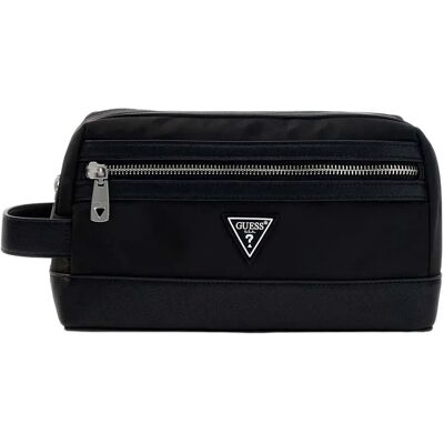 Guess Trousse De Toilette Berlin Small Black One Size unisex - Publicité Guess Trousse De Toilette Berlin Small Black One Size unisex - Publicité