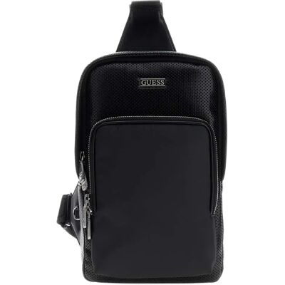 Guess Bandoulière Boston Black One Size male - Publicité Guess Bandoulière Boston Black One Size male - Publicité