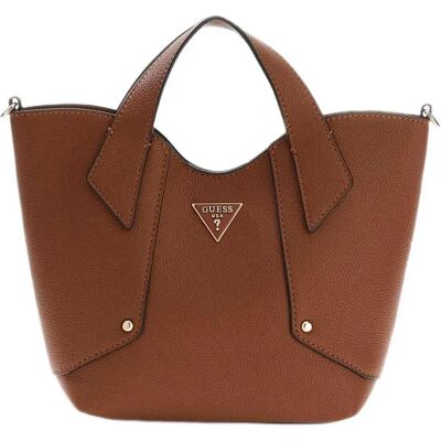Guess Sac En Toile Darcy Mini Cognac One Size unisex - Publicité Guess Sac En Toile Darcy Mini Cognac One Size unisex - Publicité