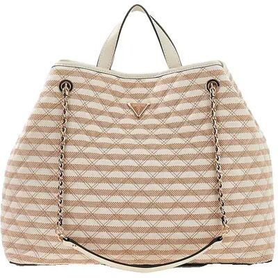 Guess Sac En Toile Giully Ii Large Taupe Multicolor One Size unisex - Publicité Guess Sac En Toile Giully Ii Large Taupe Multicolor One Size unisex - Publicité
