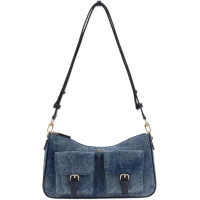 Guess Sac Porté épaule Kassie Denim One Size unisex - Publicité Guess Sac Porté épaule Kassie Denim One Size unisex - Publicité