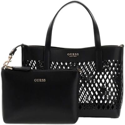 Guess Sac En Toile Letty Mini Black One Size unisex - Publicité Guess Sac En Toile Letty Mini Black One Size unisex - Publicité