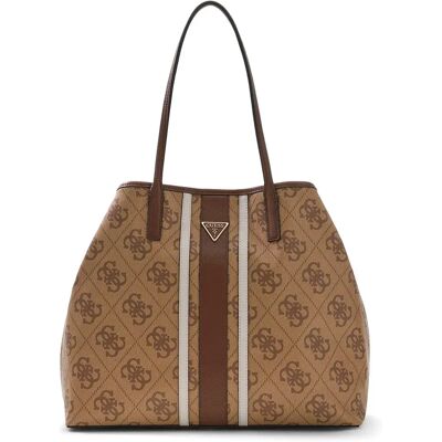 Guess Sac En Toile Victtoria Large Latte Logo / Brown One Size unisex - Publicité Guess Sac En Toile Victtoria Large Latte Logo / Brown One Size unisex - Publicité