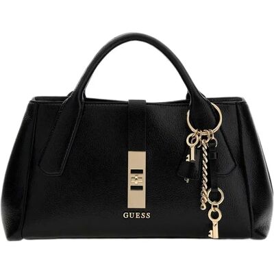 Guess Sac Brooke High Society Satchel Black One Size unisex - Publicité Guess Sac Brooke High Society Satchel Black One Size unisex - Publicité