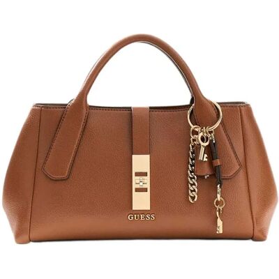 Guess Sac Brooke High Society Satchel Cognac One Size unisex - Publicité Guess Sac Brooke High Society Satchel Cognac One Size unisex - Publicité