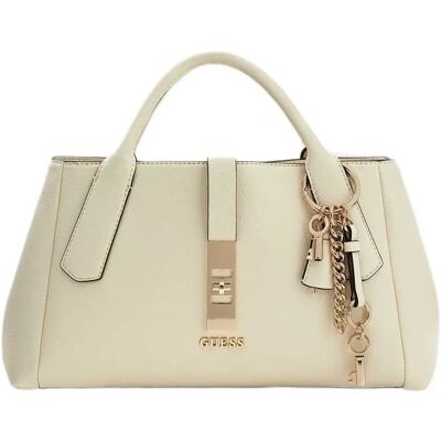 Guess Sac Brooke High Society Satchel Off White One Size unisex - Publicité Guess Sac Brooke High Society Satchel Off White One Size unisex - Publicité