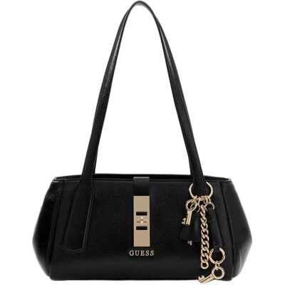 Guess Sac Brooke Satchel Black One Size unisex - Publicité Guess Sac Brooke Satchel Black One Size unisex - Publicité