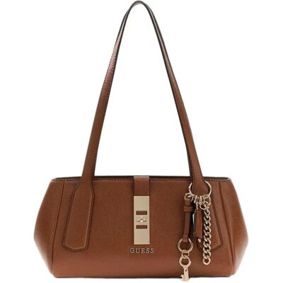 Guess Sac Brooke Satchel Cognac One Size unisex - Publicité Guess Sac Brooke Satchel Cognac One Size unisex - Publicité
