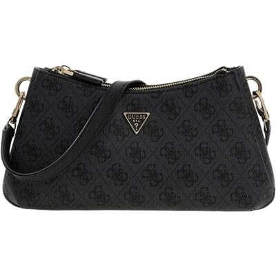 Guess Sac Noelle Ii 3 Coal Logo One Size unisex - Publicité Guess Sac Noelle Ii 3 Coal Logo One Size unisex - Publicité