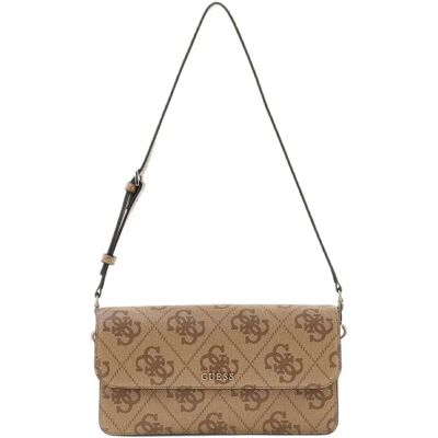 Guess Sac Porté épaule Sadie Flap Latte Logo One Size unisex - Publicité Guess Sac Porté épaule Sadie Flap Latte Logo One Size unisex - Publicité