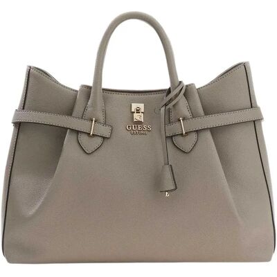 Guess Sac Yesba Satchel Dark Taupe One Size unisex - Publicité Guess Sac Yesba Satchel Dark Taupe One Size unisex - Publicité