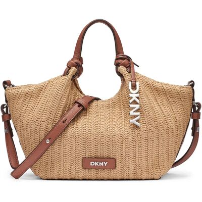 Dkny Sac En Toile Paula Small Natural / Saddle One Size unisex - Publicité Dkny Sac En Toile Paula Small Natural / Saddle One Size unisex - Publicité