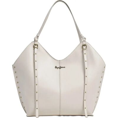 Pepe Jeans Sac En Toile Teleri Cream White One Size unisex - Publicité Pepe Jeans Sac En Toile Teleri Cream White One Size unisex - Publicité